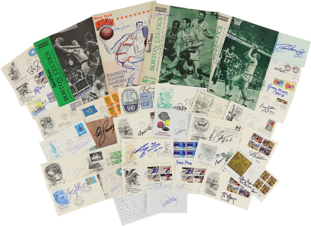 Baseball Autographs - Multi-Sport and Entertainment Signed Cachet and Vintage Program Collection (440+)