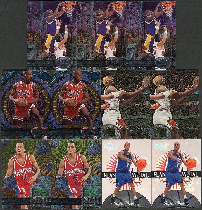 Basketball Cards - 1995-98 Fleer & Skybox Metal Universe Collection (11)