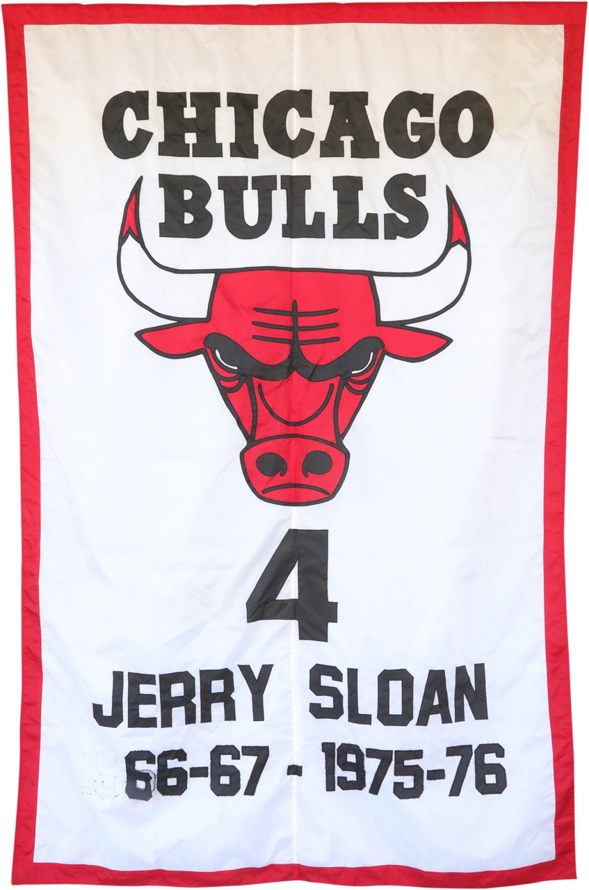 - Jerry Sloan Chicago Bulls Retired Number Banner