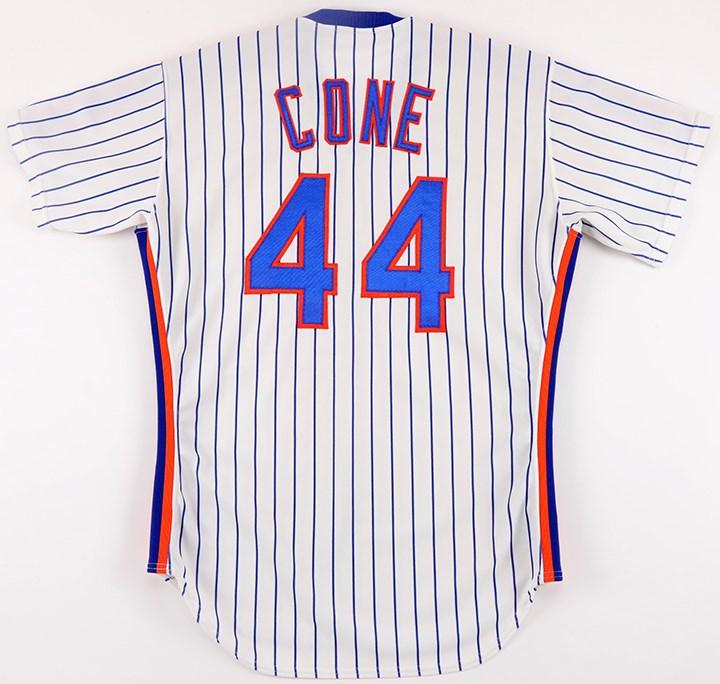 - 1989 David Cone New York Mets Game Worn Jersey