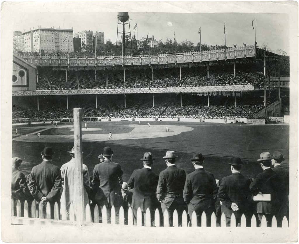 The Brown Brothers Collection - 1917 Polo Grounds World Series Game Original Glass Plate Negative