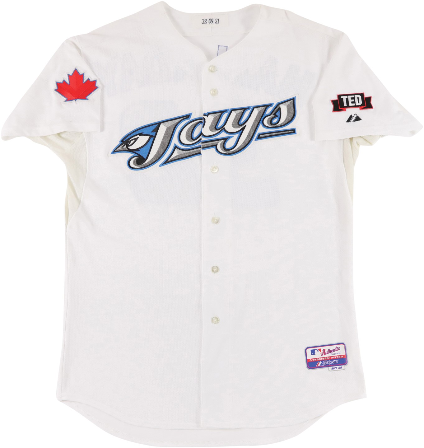 - 2009 Roy Halladay Opening Day Victory Toronto Blue Jays Game Worn Jersey (Photo-Matched)