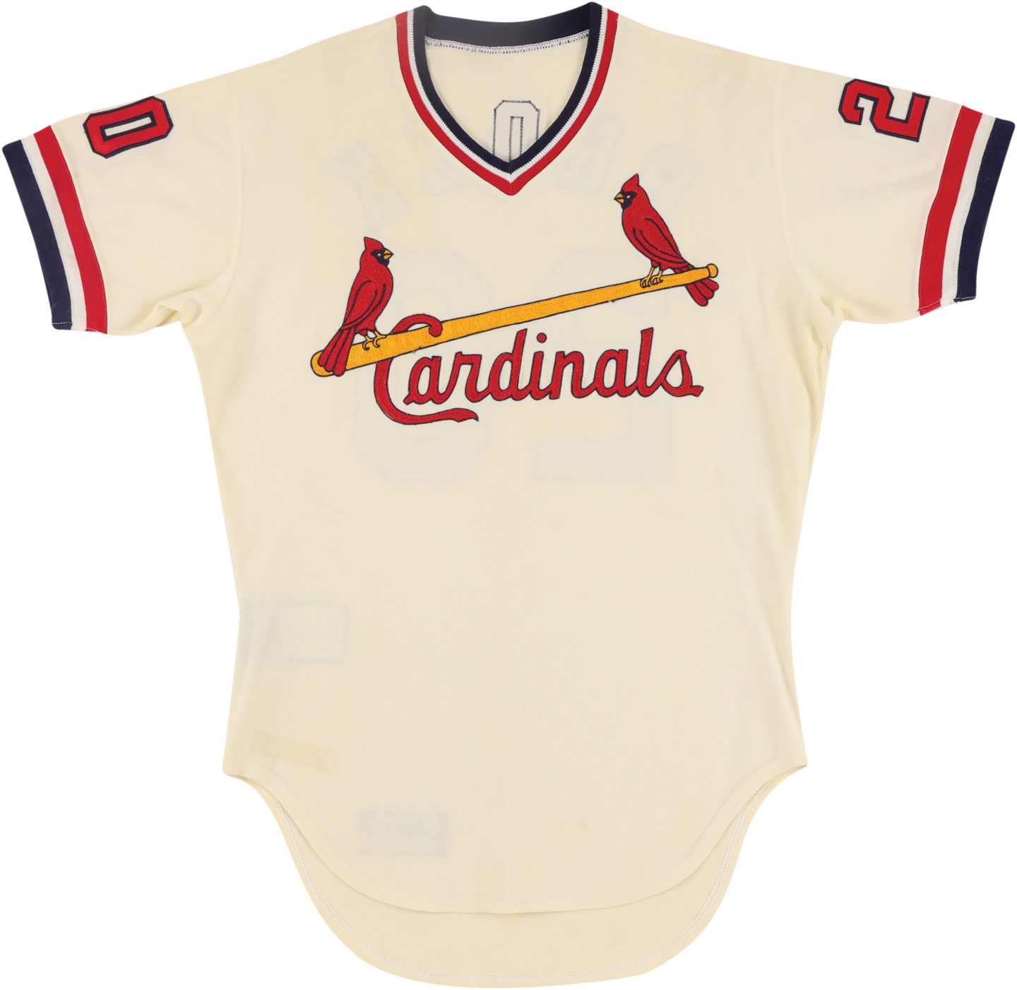 St. Louis Cardinals - 1979 Lou Brock St. Louis Cardinals Game Worn Jersey - Final Season