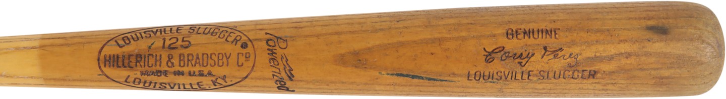 Pete Rose & Cincinnati Reds - 1965-68 Tony Perez Cincinnati Reds Game Used Bat (PSA)