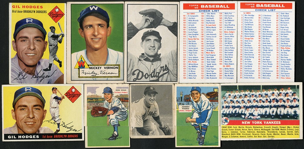 - 1948-63 Topps & Bowman Baseball Hoard with High Grade Cards and 1952 Topps (1497)