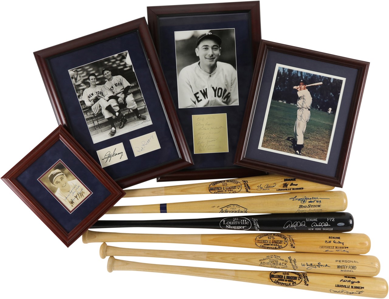 - Yankee Legends Autograph Collection with Perfect Derek Jeter Signed Bat (10)