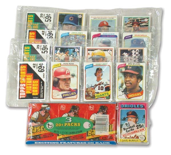 Collection of Unopened Baseball Rack Packs, etc.