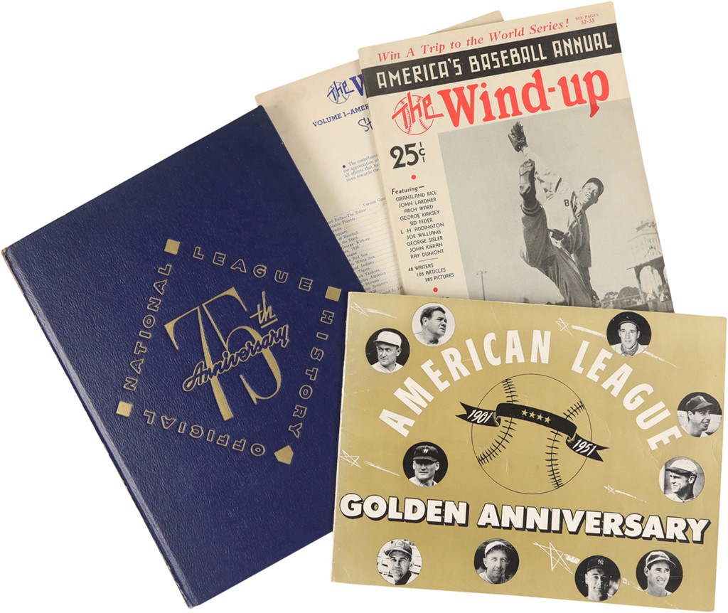Baseball Memorabilia - Four Baseball Publications