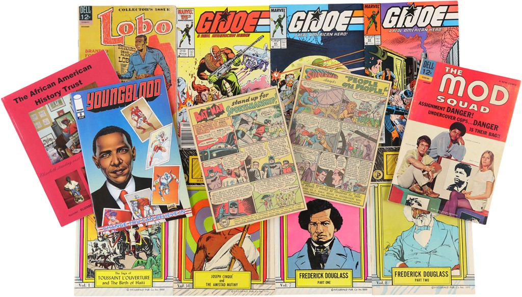 - African-American Comic Collection with #1 Lobo - From the Collection of Activist Elizabeth Meaders (10)