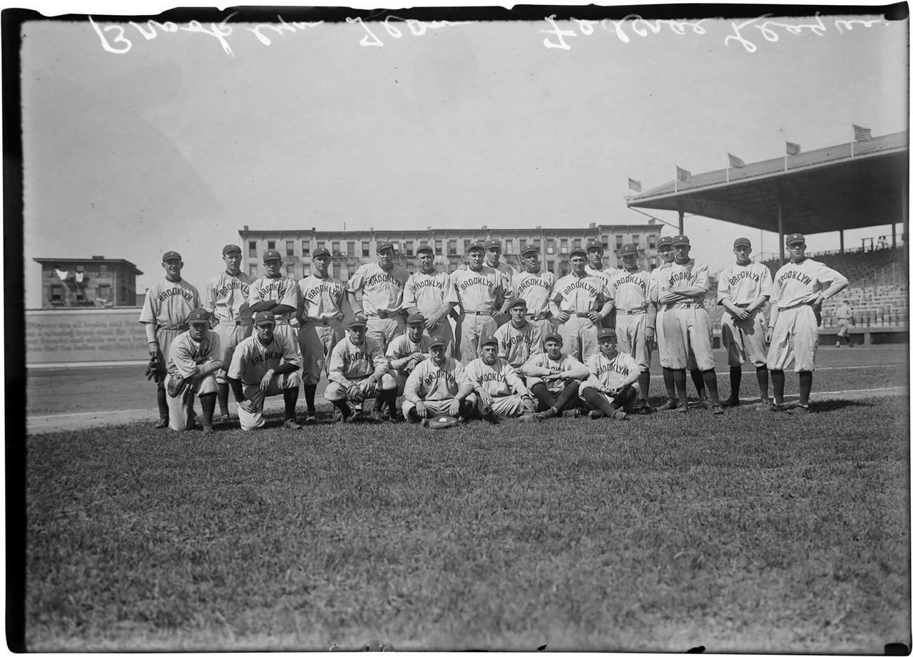 The Brown Brothers Collection - Brooklyn Tip-Tops Federal League Glass Plate Negative