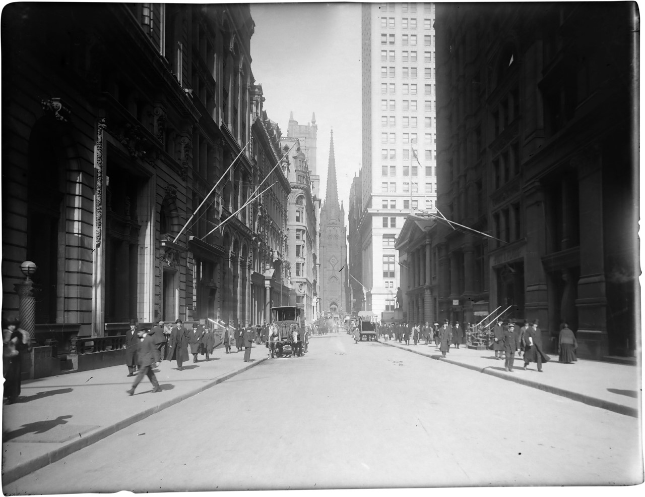 The Brown Brothers Collection - Early Wall Street Glass Plate Negative