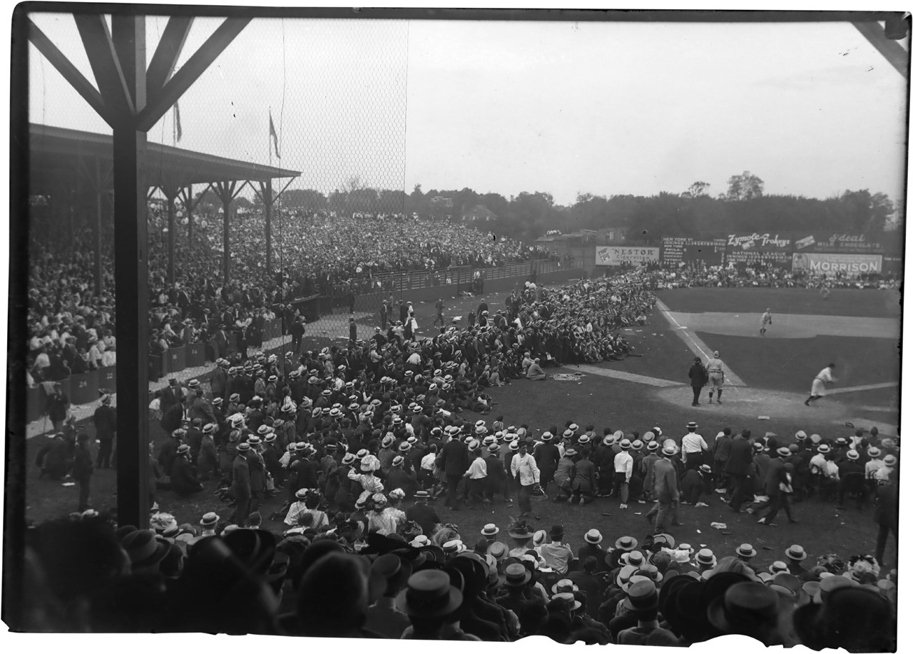 The Brown Brothers Collection - Early Hilltop Park New York Highlanders Glass Plate Negative