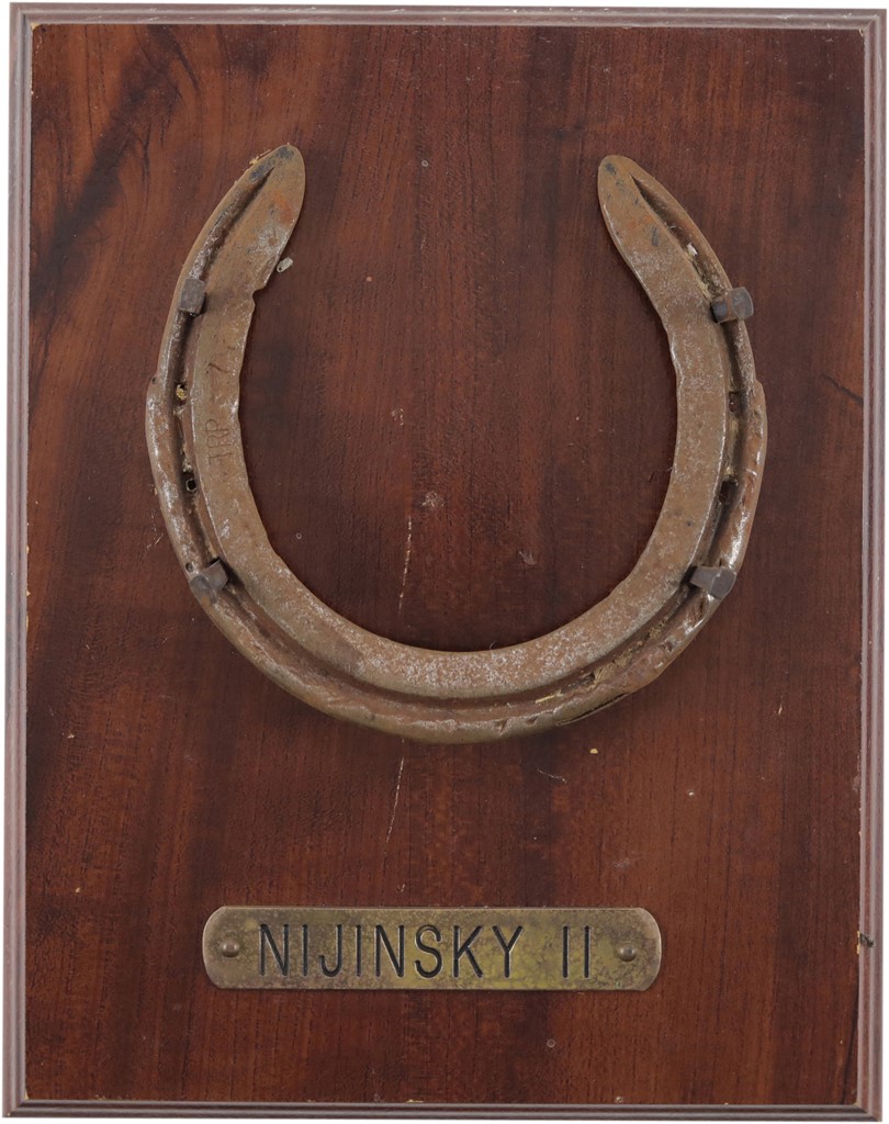 Horse Racing - Nijinsky II Claiborne Farm Stallion Shoe