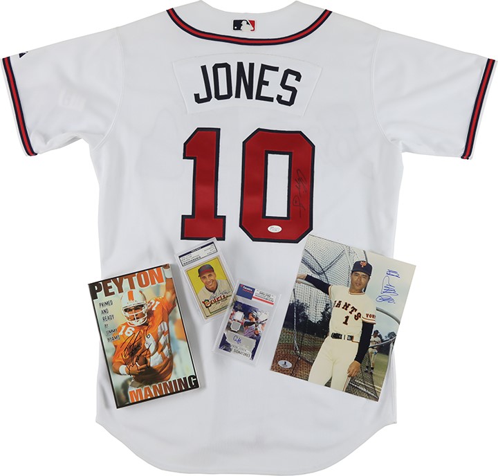 Baseball Autographs - Baseball & Football Memorabilia and Card Collection with Signed Cards (74)