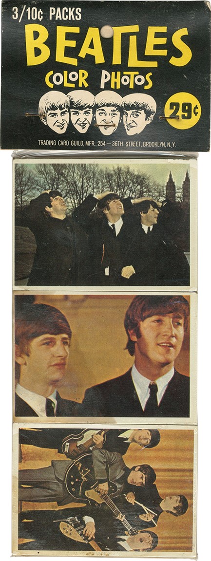 - 1964 Beatles Color Photos Rack Pack