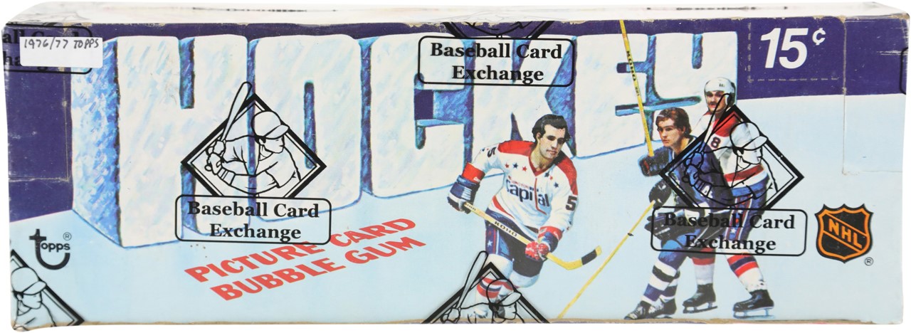 - 1976-77 Topps Hockey Unopened Wax Box (BBCE)