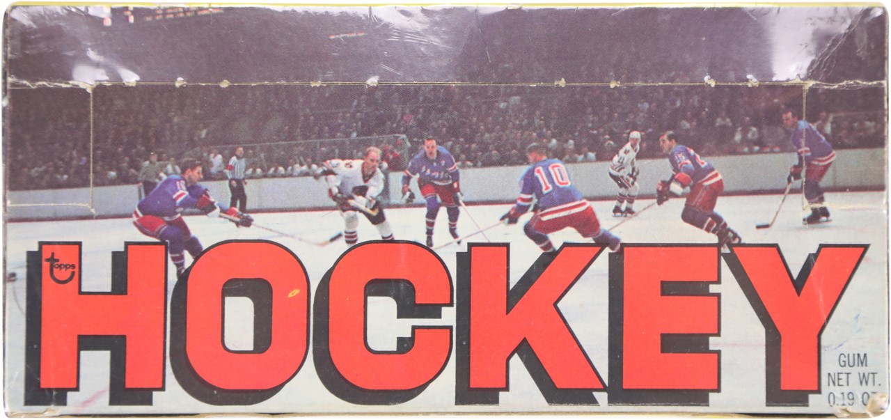 - 1968-69 Topps Hockey Wax Display Box