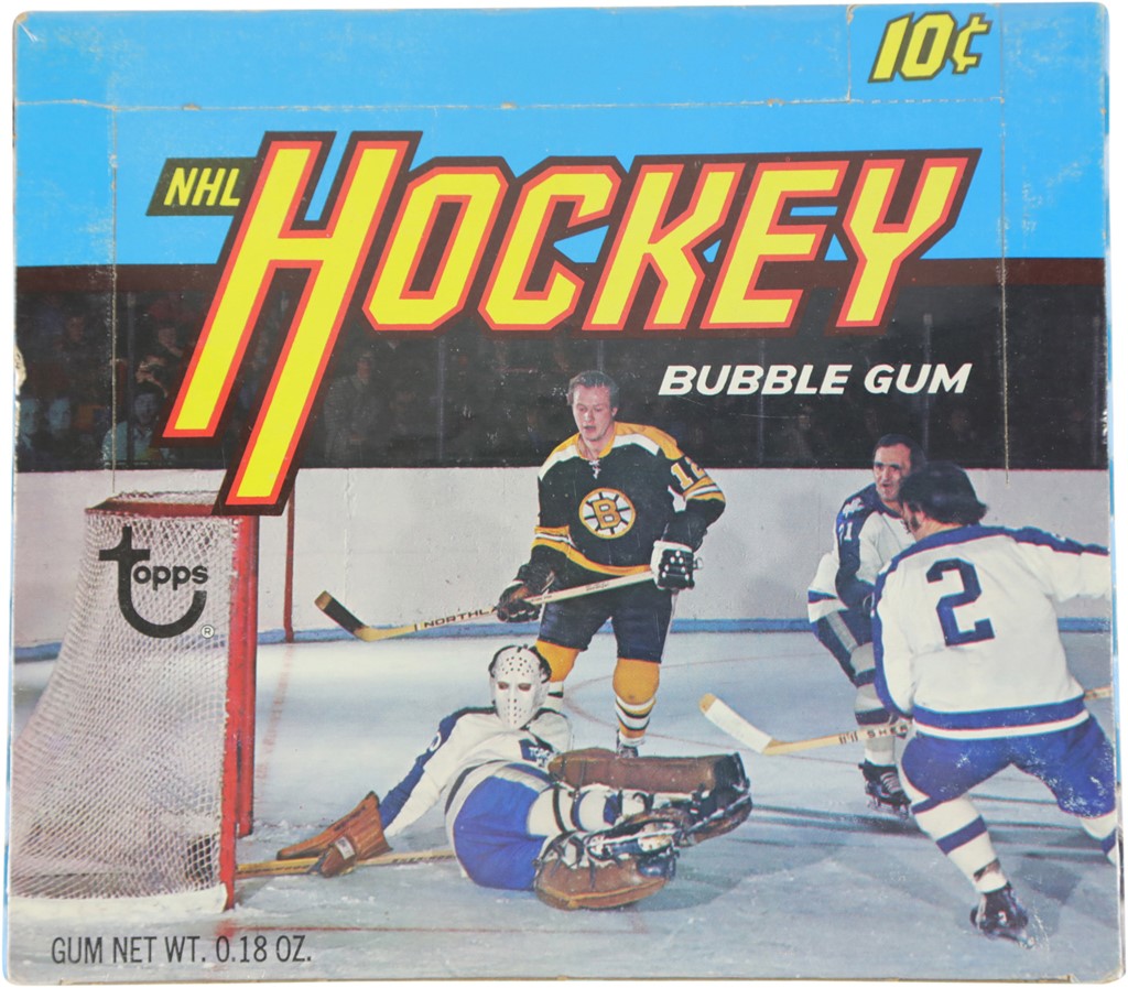 - 1972-73 Topps Hockey Wax Display Box