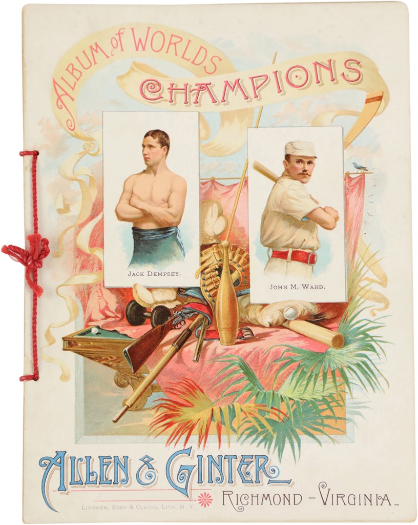 Baseball and Trading Cards - 1887 A16 Allen & Ginter Album of Worlds Champions Booklet
