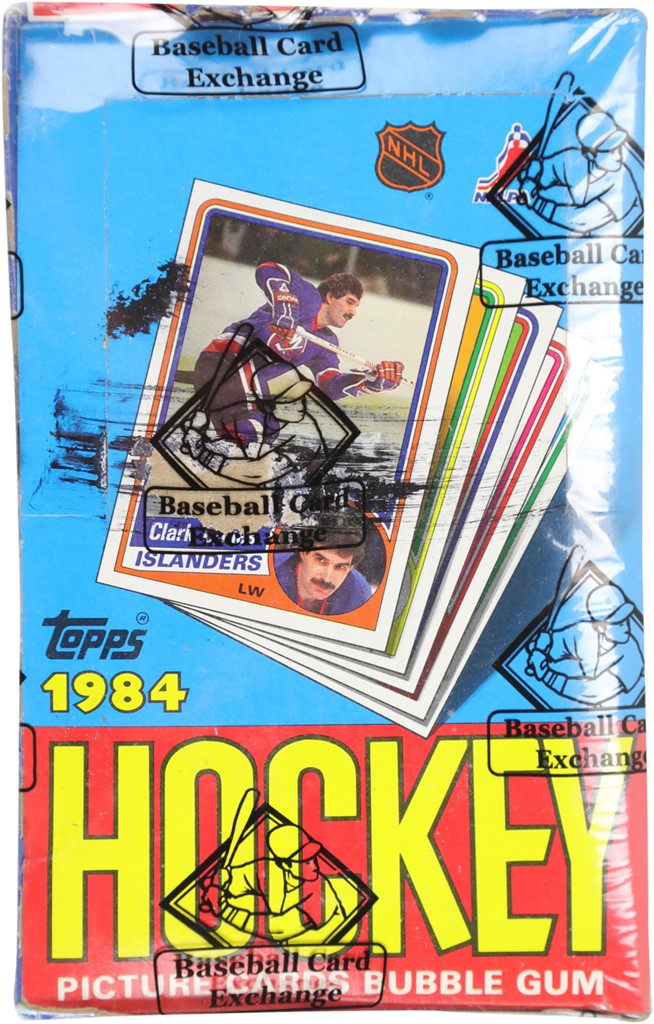 - 1984-85 Topps Hockey Unopened Wax Box (BBCE)