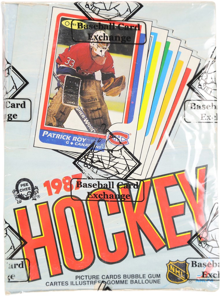 - 1986-87 O-Pee-Chee Hockey Unopened Wax Box (BBCE)