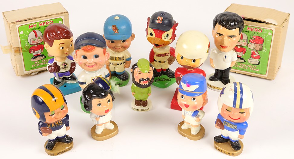 Baseball Memorabilia - Baseball, Football, & TV Bobblehead Figures (11)