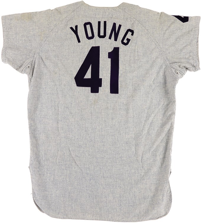 Ty Cobb and Detroit Tigers - 1971 John Young Detroit Tigers Game Worn Jersey