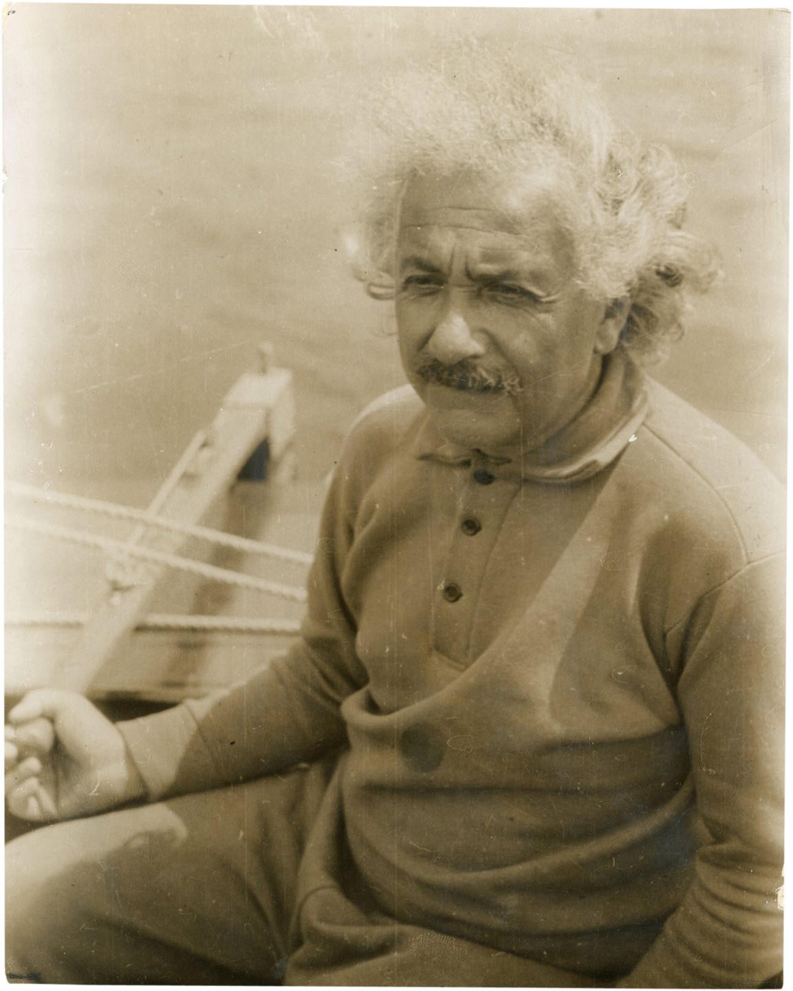 The Brown Brothers Collection - Dr. Albert Einstein Sailing Photograph