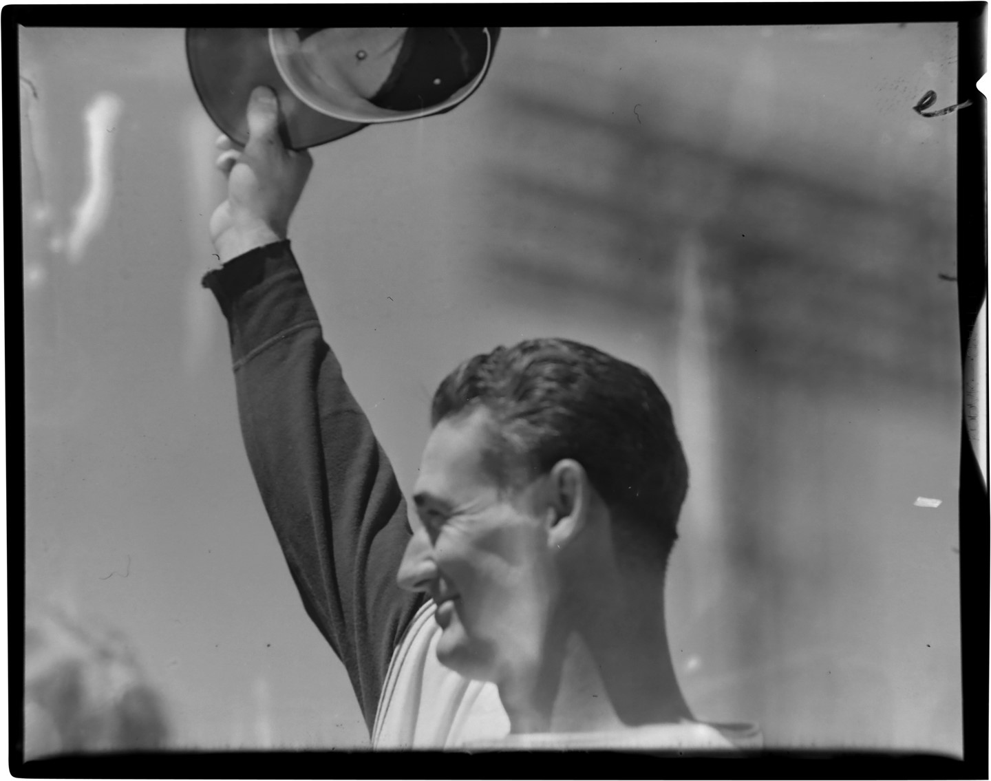 The Brown Brothers Collection - Ted Williams Tips His Cap Original Negative