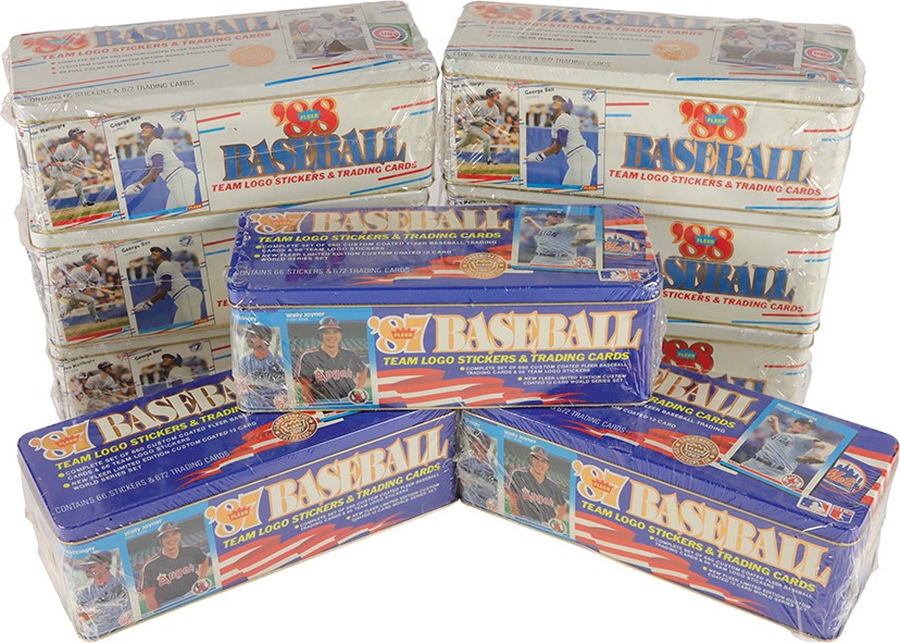 - 1987 & 1988 Fleer Limited Edition Glossy Sets (9)