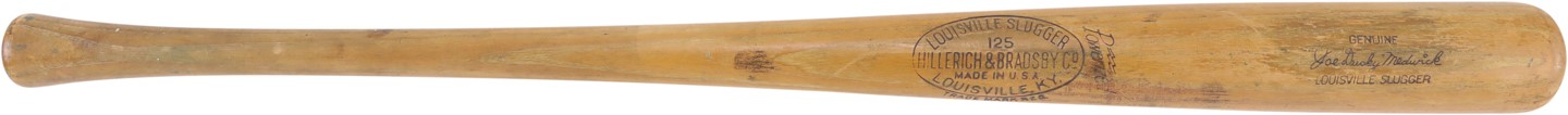 - 1940-1941 Joe Medwick Professional Model Bat (PSA)