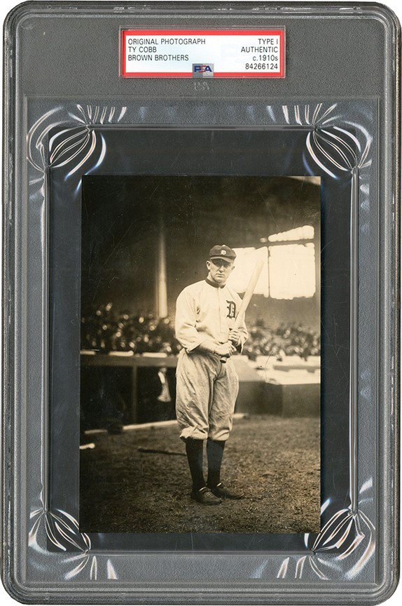 The Brown Brothers Collection - Incredible Ty Cobb Photograph (PSA Type I)