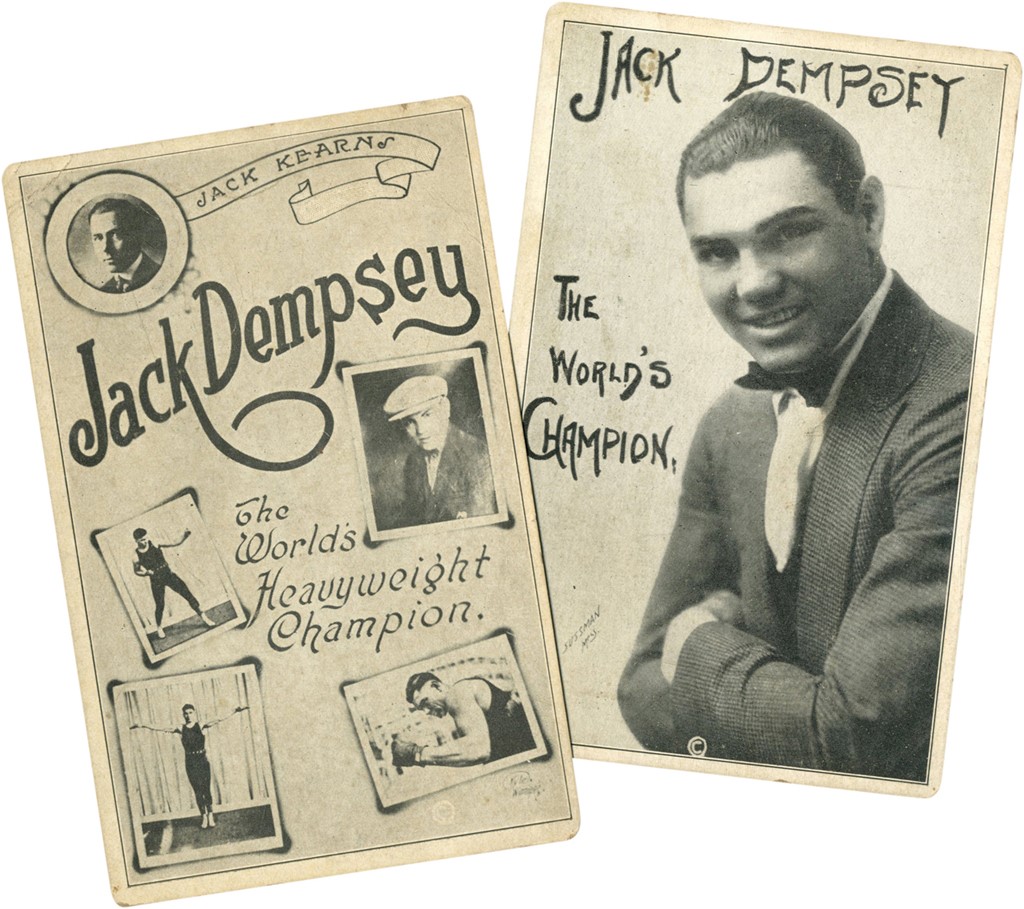 - Two Rare Jack Dempsey Postcards