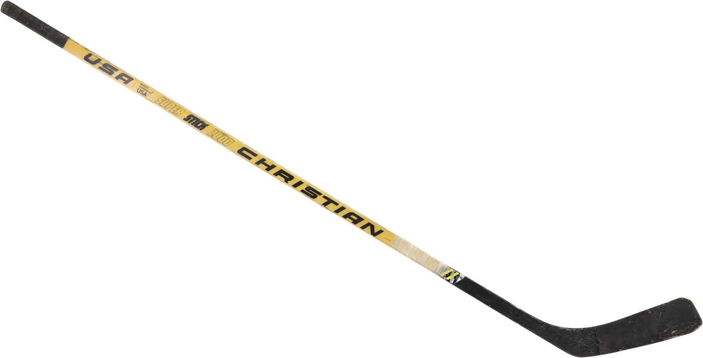 - 1990-91 Jaromir Jagr Pittsburgh Penguins Game Used Rookie Stick