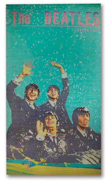 The Beatles 1964 Window Shade (36"x70")