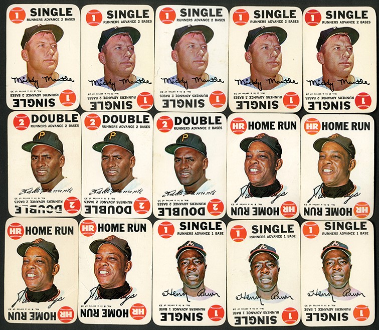 1968 Topps Baseball Game Collection with Five Mantles (181)
