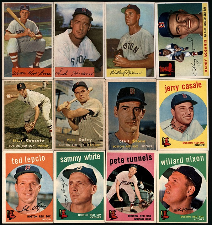 - 1951-1969 Baseball Card Archive with (66) -1952 Topps and Hall of Famers (869 cards)