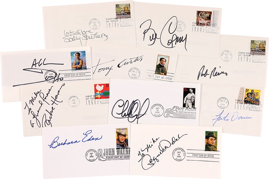 - First Day Covers Signed by Entertainers and More (114)