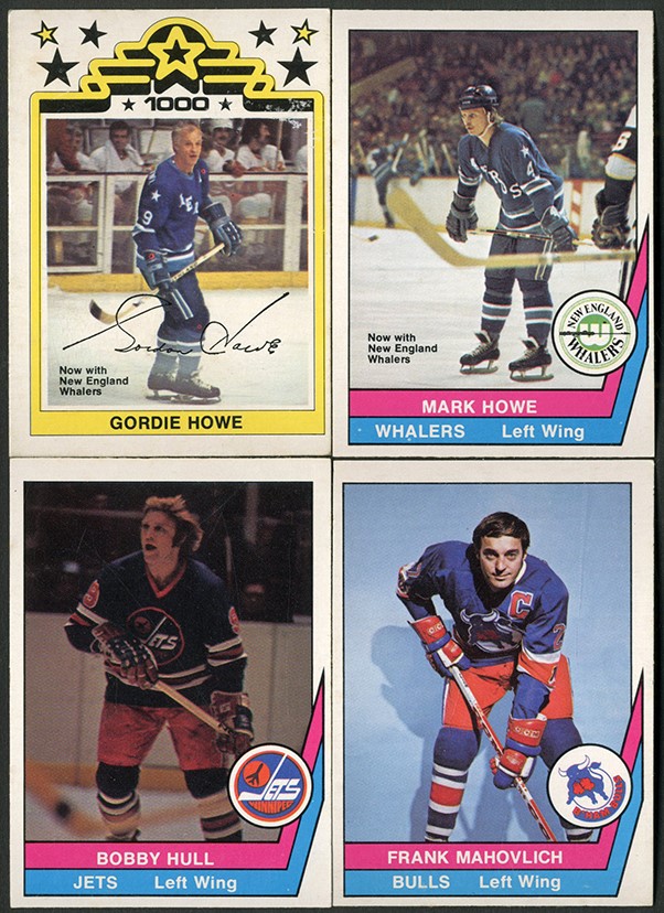 Hockey Cards - 1970-1971 Dad's Cookies Collection & 1977-1978 OPC WHA Complete Set (153)
