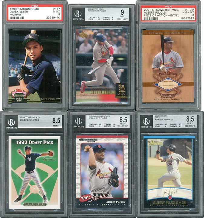 - Modern Hall of Famer and Stars PSA, SGC, and BGS Graded Collection with Rookies (27)
