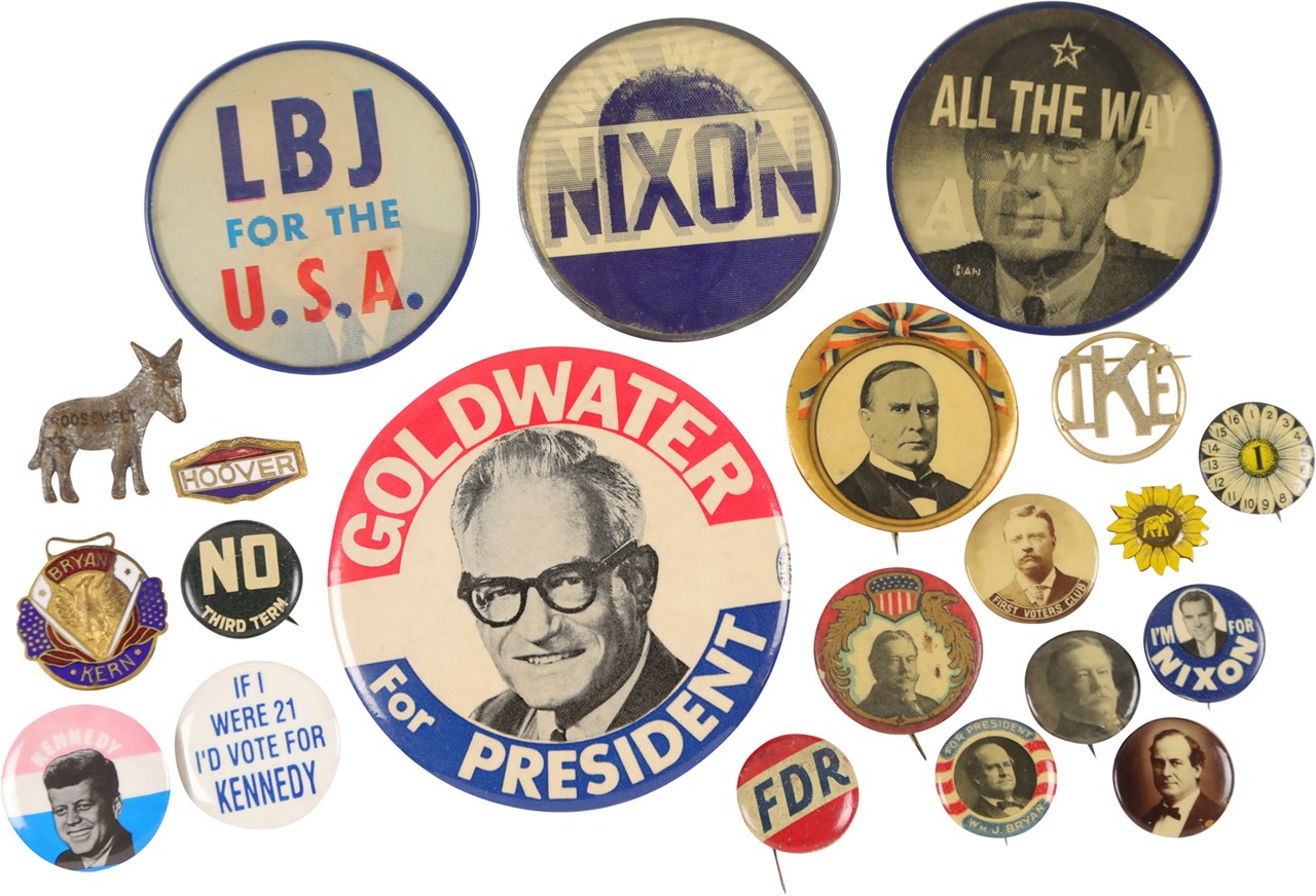 - Lot of Presidential Pins (80)