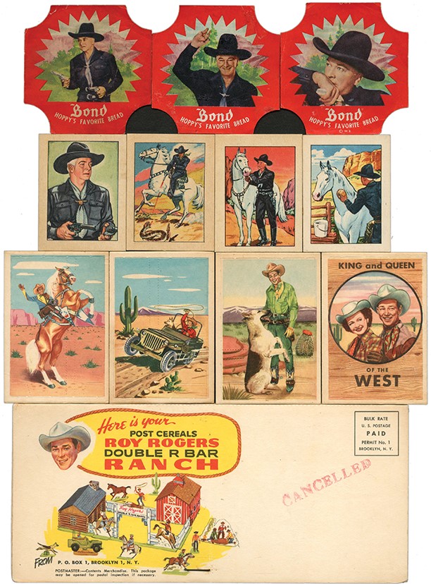 - Roy Rogers Post Pop Out and Hopalong Cassidy Post Wild West Complete Sets w/More (100+)