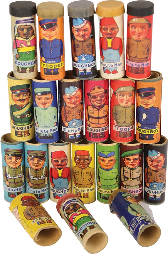 - 1939-1942 R43 American Mint Doughboys Candy Container Collection (21)