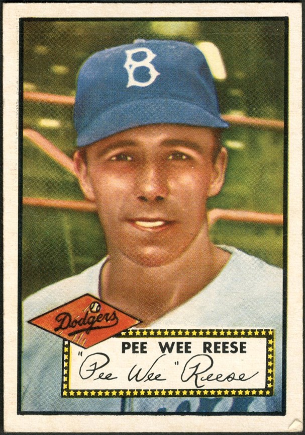 - 1952 Topps Baseball High Numbers with Pee Wee Reese Rookie (12)