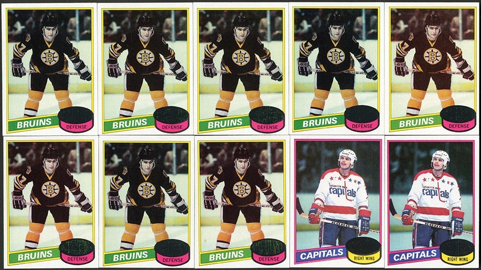 - Collection of 1980-81 Topps Hockey Sets (8)