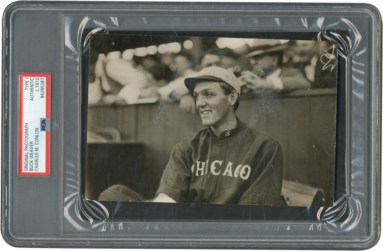 The Brown Brothers Collection - Buck Weaver Chicago White Sox Photograph by Charles Conlon (PSA Type I)