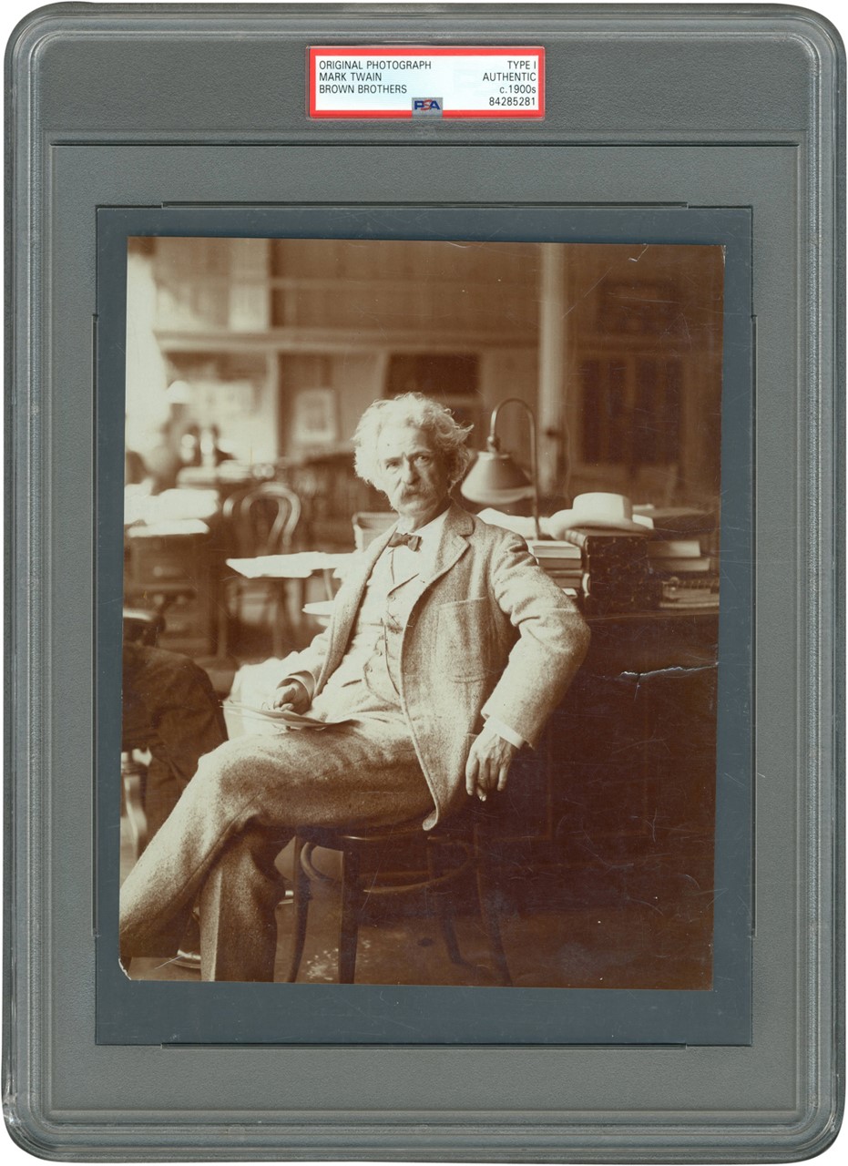 Mark Twain Photograph by Peter Juley (PSA Type I)