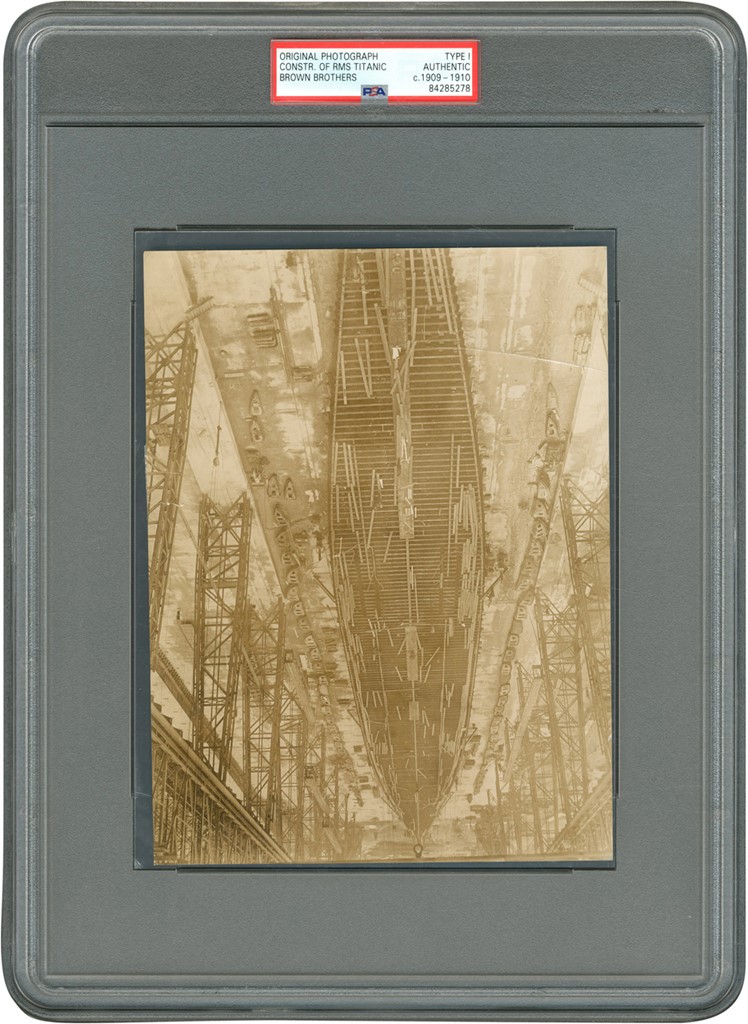 The Brown Brothers Collection - Construction of the Titanic Photograph (PSA Type I)