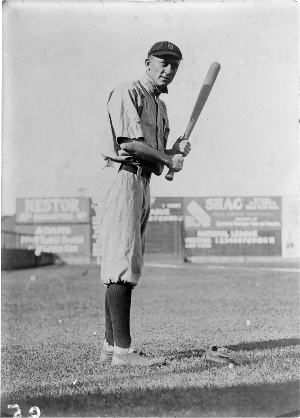 The Brown Brothers Collection - 1910s Terrific Ty Cobb Glass Plate Negative