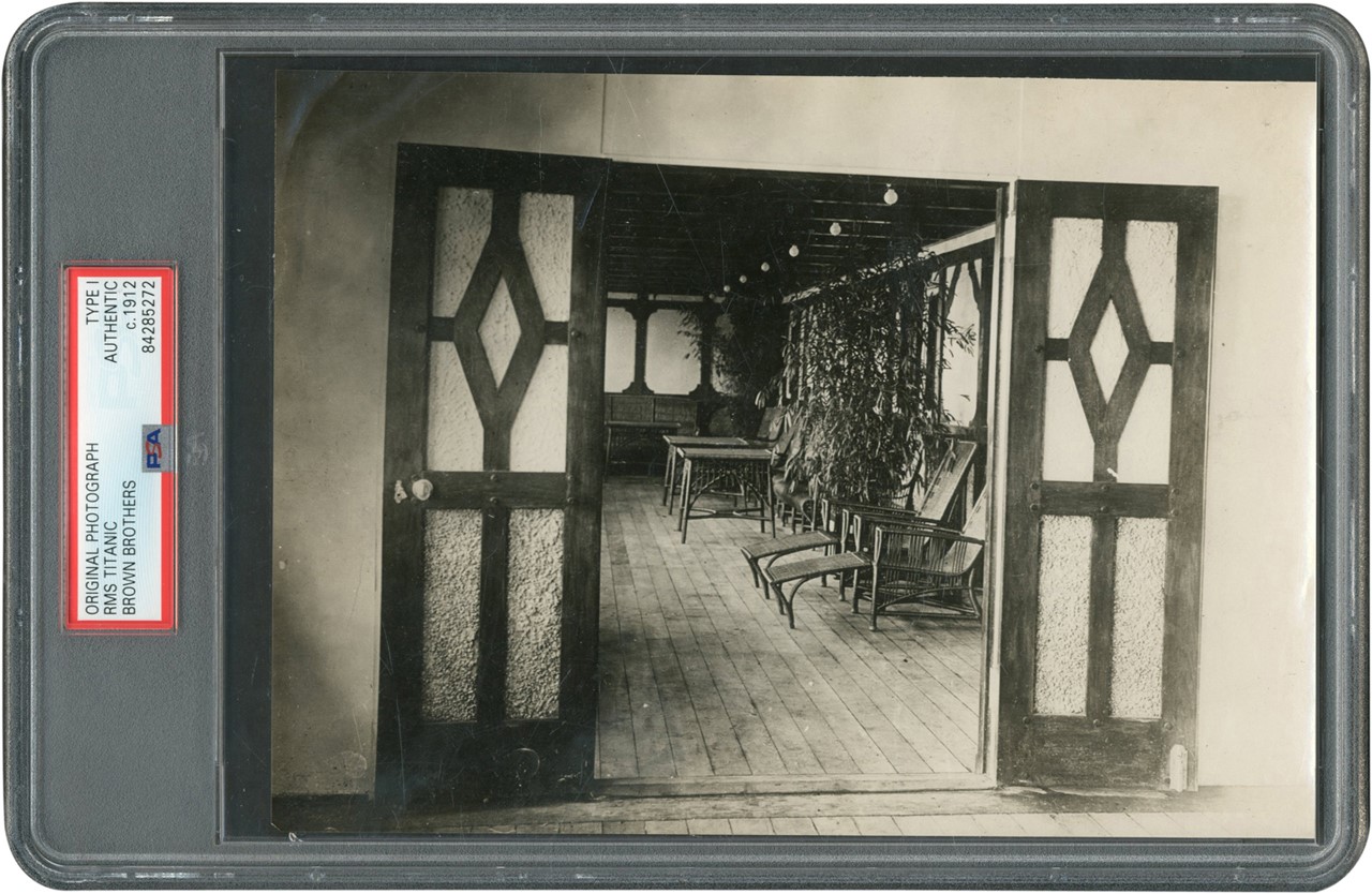 - The Titanic Private Promenade Deck Photograph (PSA Type I)